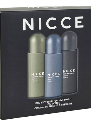 Nicee Deo Body Spray for Him 3 Scent