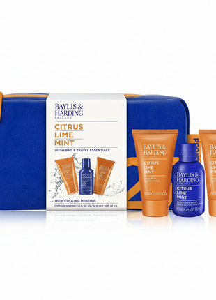 Baylis & Harding Citrus Lime Mint Wash Bag and Travel Essentials