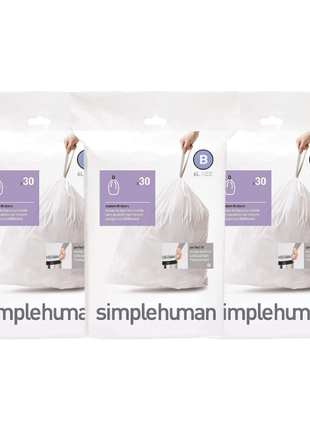 Simple Human 90Bag Custom Fit Liner-6L