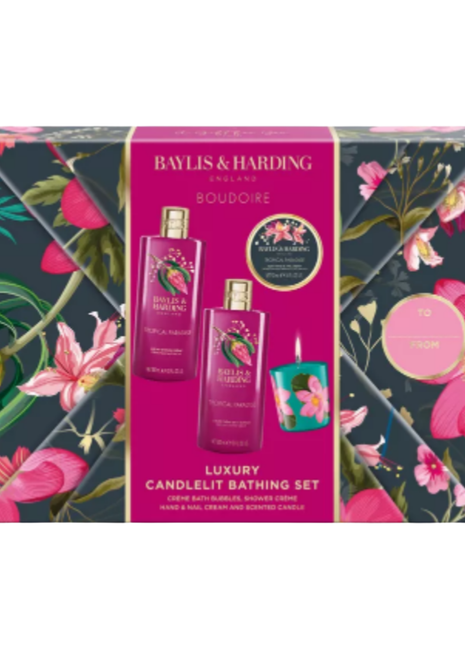Baylis & Harding Boudoir Luxury Candlelight Tropical Paradise Set