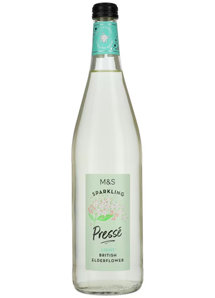 M & S Sparkling Presse British Elderflower 750ml