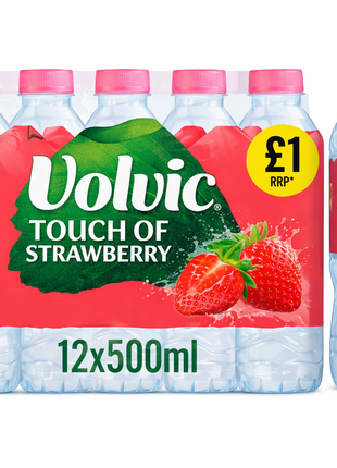 Volvic Touch of Strawberry 12 X 500ml