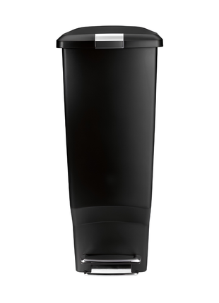 Simple Human slim step can-Black plastic 40L