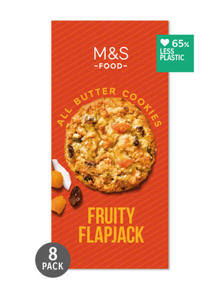 M & S fruity flapjack cookies 200g