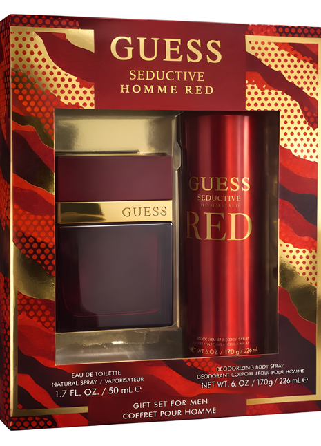 Guess Seductive Homme Red Gift Set For Men