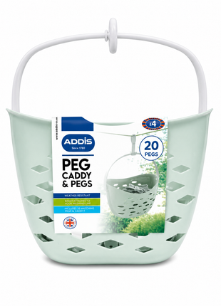 Addis 20 Peg Caddy & Pegs Basket