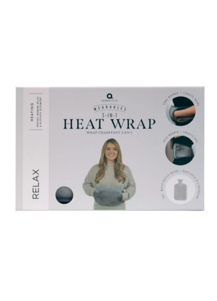 Aroma home Wearable 3 in 1 Heat wrap Grey — product pack shot