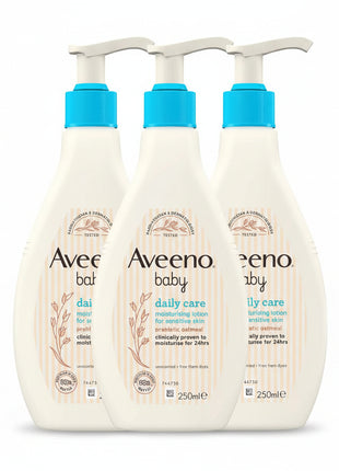 Aveeno Baby Daily Lotion 250ml by 3