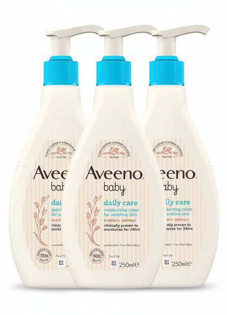 Aveeno Baby Daily Lotion 250ml by 3