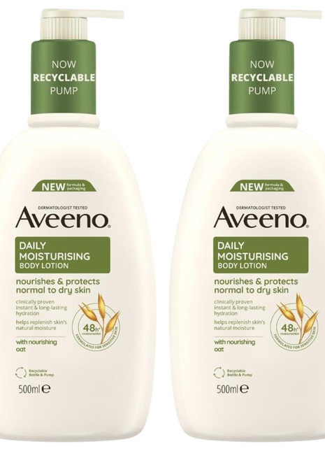 Aveeno Daily Body Lotion 500ml by 2