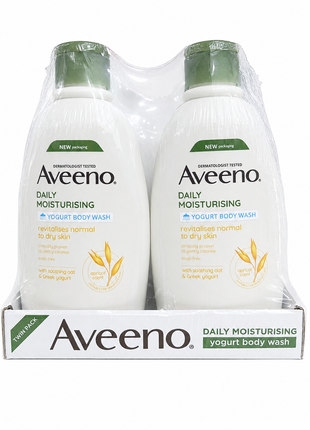 Aveeno Yogurt Body wash 300ml by 2