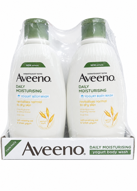 Aveeno Yogurt Body wash 300ml by 2
