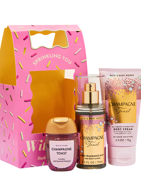 Bath & Body Works- Champagne Toast Mini Gift set