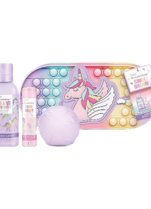 Baylis & Harding Beauticology Make a Wish Pop Beauty Pencil Case (Shower Cream, Lip Balm & Bath Bomb)-Kids Bag