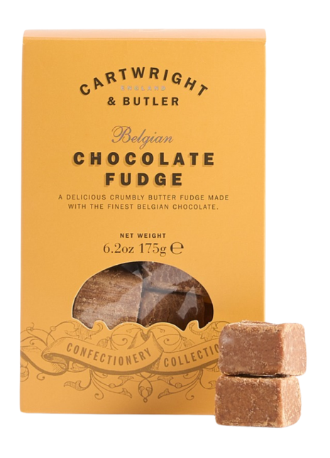 Cartwright & Butler Belgian Chocolate Fudge in Carton 175g