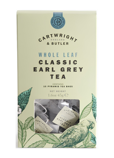 Cartwright & Butler Classic Earl Grey Tea Whole Leaf 45g in Carton