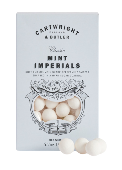 Cartwright & Butler Mint Imperials Sweets in carton 190g