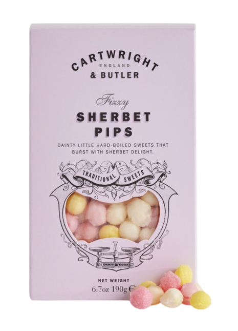 Cartwright & Butler Sherbet Pips Sweets in carton 190g