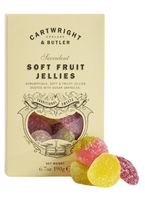 Cartwright & Butler Soft Fruit Jellies in carton 190g