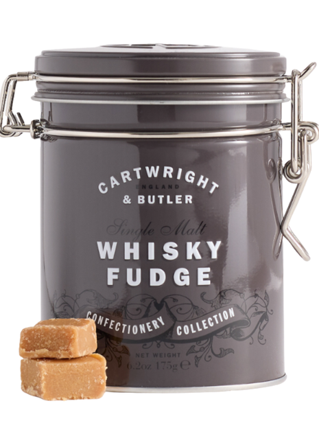 Cartwright & Butler Whisky Fudge in Tin 175g