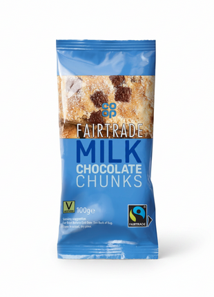 Co Op Fairtrade Milk Chocolate Chips 100g