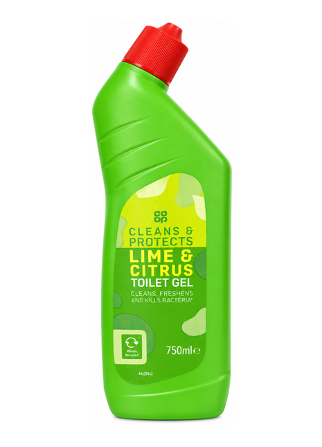 Co Op Lime & Citrus Toilet Gel 750ml