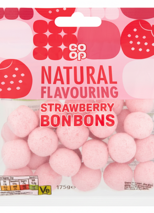Co Op Strawberry Bon Bons 175g