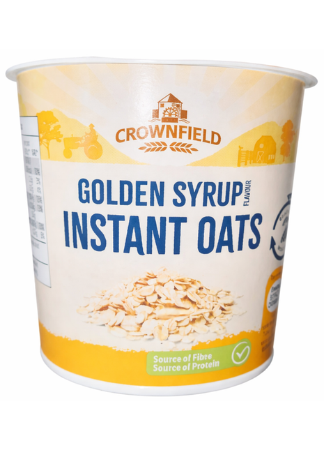 Crownfield Golden Syrup Instant Oats 57g