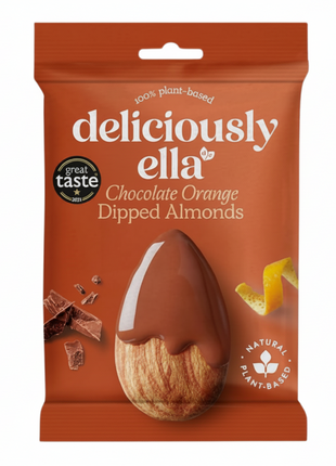 Deliciously Ella Dipped Almond Chocolate Orange 27g