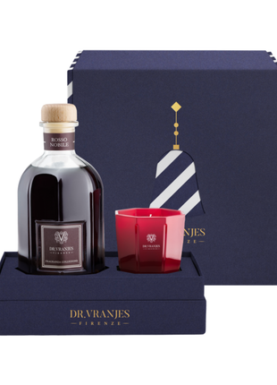 Dr Vranjes Rosso Nobile Candle & Diffuser Gift Set 250ml Blue