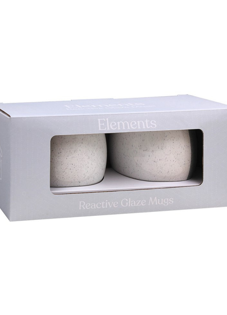 Elements Reactive Glaze 2 pcs Mugs — product pack shot