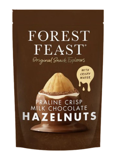 Forest Feast Praline Milk Chocolate & Hazelnuts 100g
