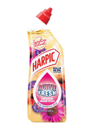Harpic Active Toilet Cleaning Gel Pink Blossom 750ml
