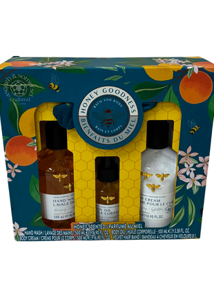 Honey Goodness Nourish Honey Scented Bath & Body With Extracts Wellness Set