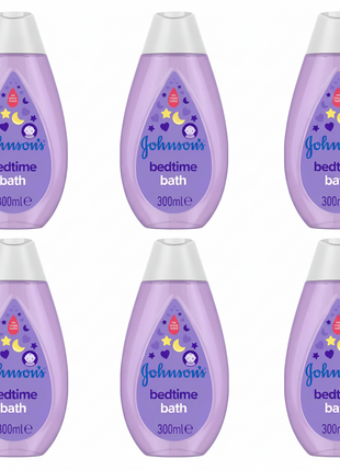 Johnson Baby Bedtime Bath 6 x 300ml