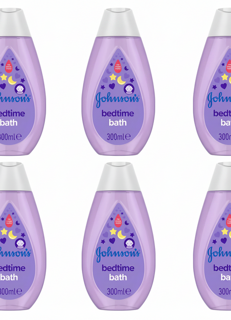 Johnson Baby Bedtime Bath 6 x 300ml