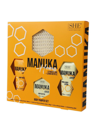 Manuka Honey Body Pamper Set — product pack shot
