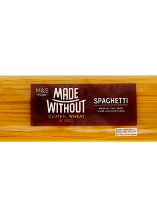 Spaghetti Made Without Gluten, Wheat & Egg – — 500g