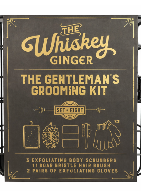 THE WHISKEY GINGER GENTLE MAN GROOMING SET — product pack shot