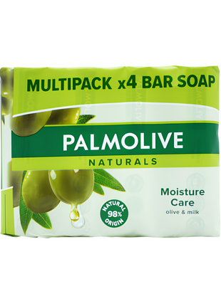 Palmolive Bar Moist 4pk by 90g