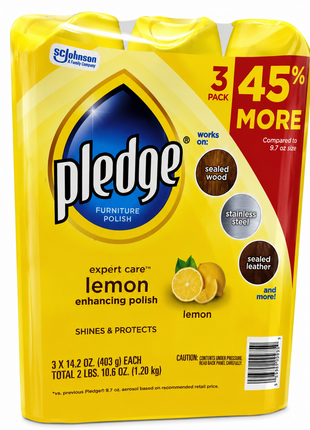 Pledge Furniture Polish 403g By 3