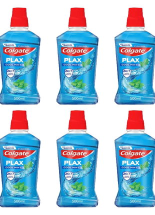 Colgate Coolmint Plax — 250ml (Pack of 6) — product pack shot
