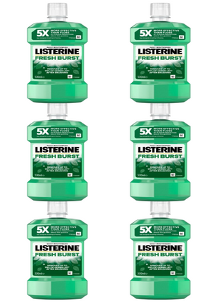 Listerine Fresh burst 500ml by 6 — product pack shot
