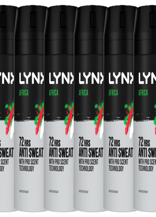 Lynx Apa Africa — 200ml (Pack of 6) — product pack shot