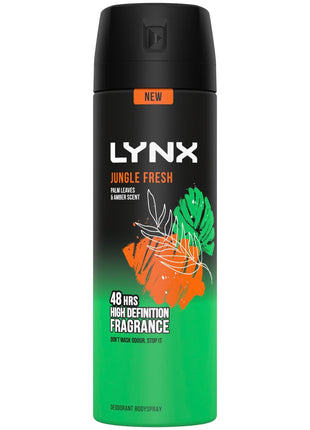 Lynx Body Spray-Jungle fresh — 200ml — product pack shot
