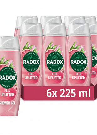 Radox Shower Gel Feel Uplifted — 225ml (Pack of 6)
