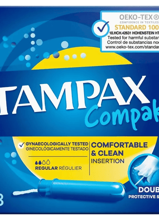 Tampax Regular-18pk — product pack shot