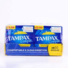 Tampax Regular-18pk by 6 — product pack shot