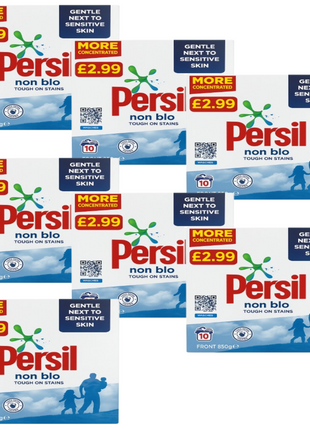 Persil Powder Non Bio (10Wash by 7) — 500g (Pack of 7)