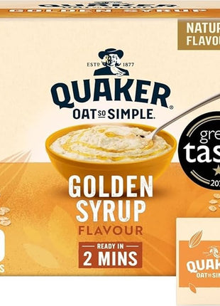 Quaker Oat So Simple (Golden syrup) 60 sachets — product pack shot